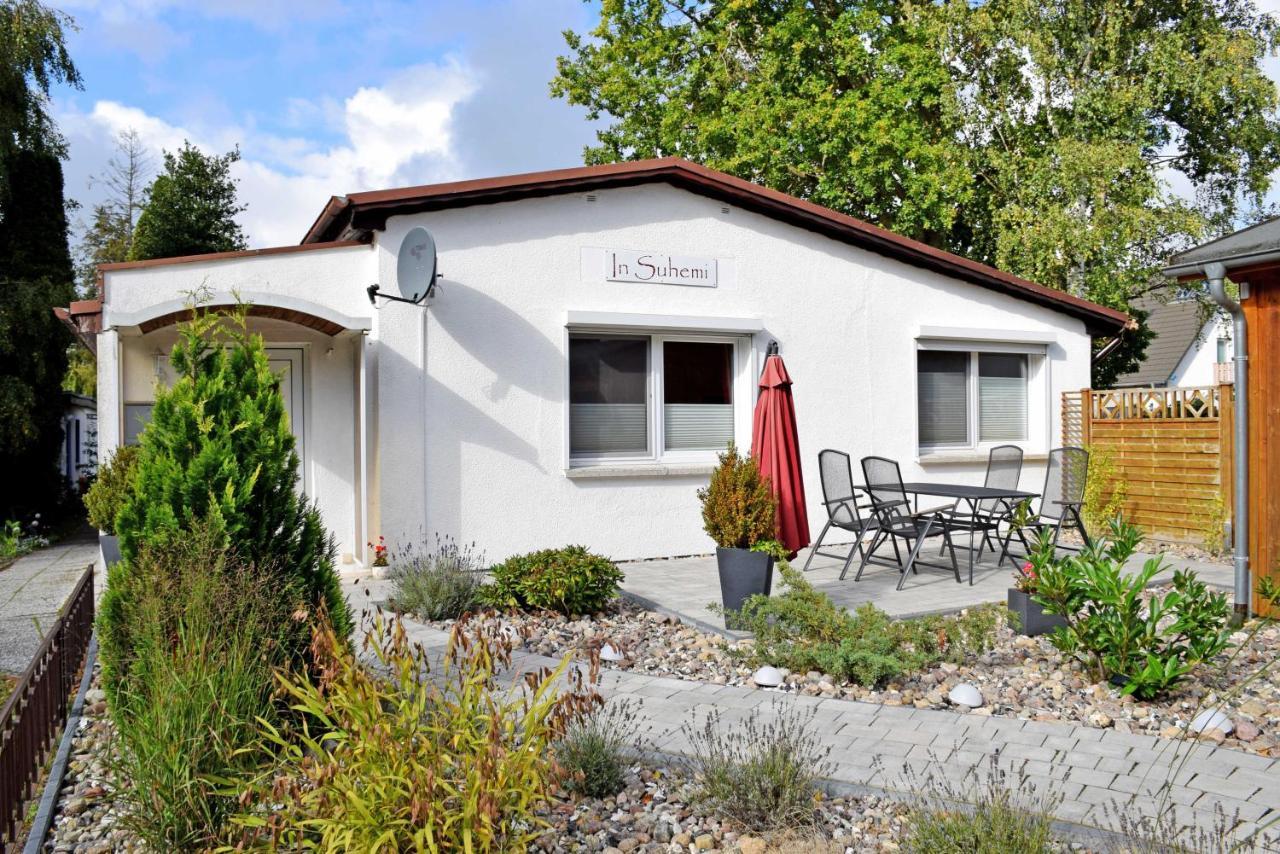 Baaber Ferienhaus mit Terrasse und Kamin Exterior foto